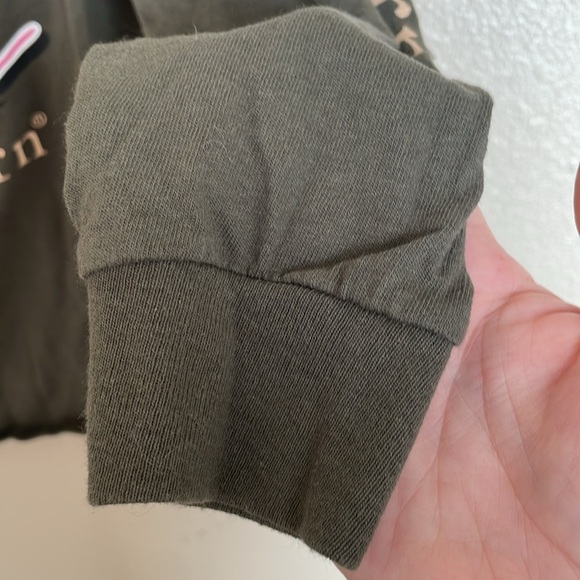 Simply Southern Herd it All Highland Cow Green Long Sleeve Tee Shirt Size Small - Picture 4 of 11